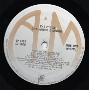 Police, The - Outlandos D'Amour - 1979