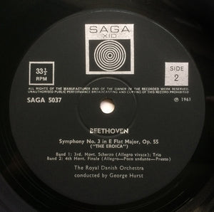 Ludwig van Beethoven - George Hurst Conducting Det Kongelige Kapel - Symphony No. 3 In E Flat, Opus 55 ("Eroica ") - 1972