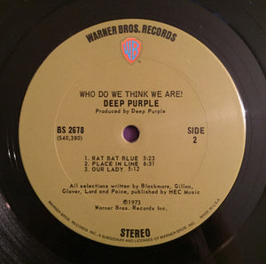 Deep Purple - Who Do We Think We Are - 1973