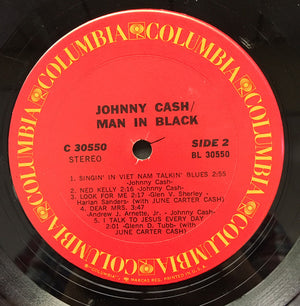 Johnny Cash - Man In Black - 1971