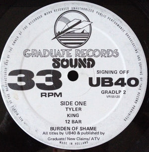 UB40 - Signing Off - 1980