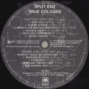 Split Enz - True Colours