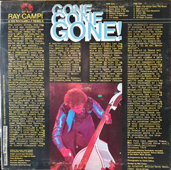 Ray Campi & His Rockabilly Rebels - Gone Gone Gone! - 1981