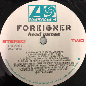 Foreigner - Head Games