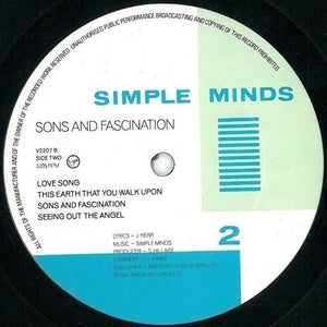 Simple Minds - Sons And Fascination / Sister Feelings Call