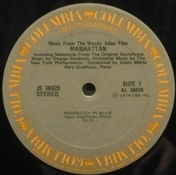 George Gershwin - New York Philharmonic Conducted By Zubin Mehta With Gary Graffman - Music From The Woody Allen Film "Manhattan" - 1979