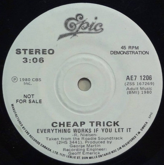 Cheap Trick - Everything Works If You Let It - 1980