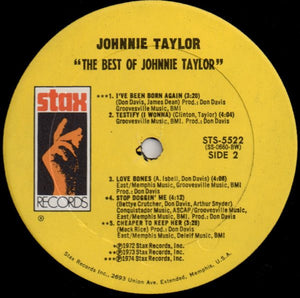 Johnnie Taylor - The Best Of Johnnie Taylor - 1974