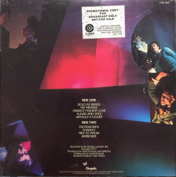 Split Enz - Dizrythmia - 1977