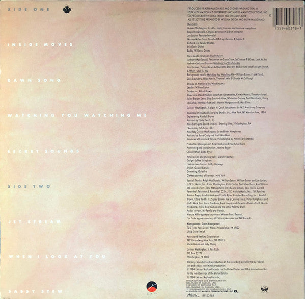 Grover Washington, Jr. - Inside Moves