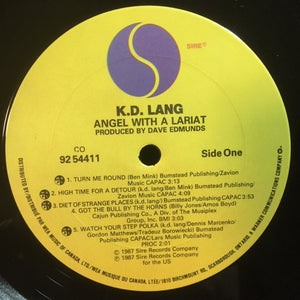 K.D. Lang And The Reclines - Angel With A Lariat - 1987