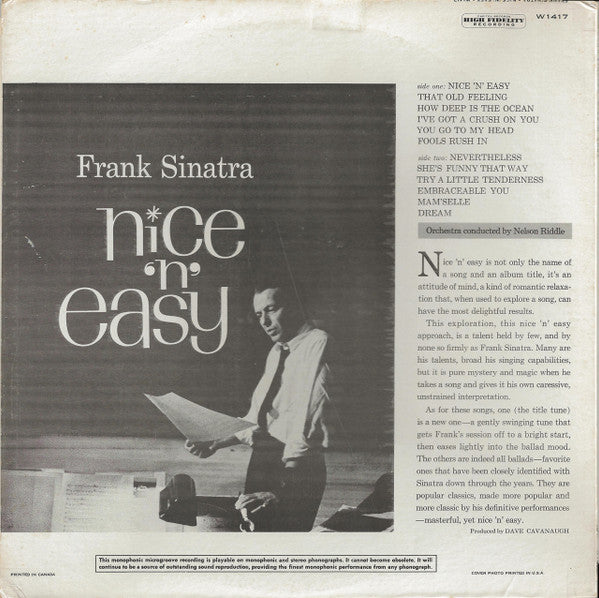 Frank Sinatra - Nice 'N' Easy - 1960