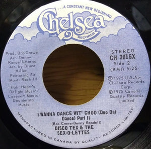 Disco Tex & His Sex-O-Lettes - I Wanna Dance Wit' Choo (Doo Dat Dance) - 1975