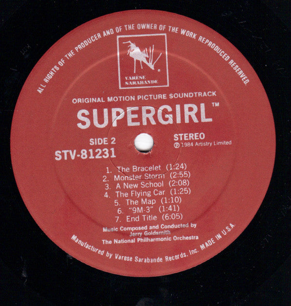 Jerry Goldsmith - Supergirl (Original Motion Picture Soundtrack)