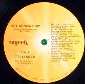 Various - Not Gonna Bow - 1986