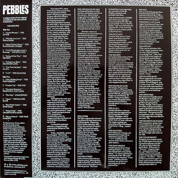 Various - Pebbles Vol. One
