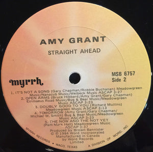 Amy Grant - Straight Ahead