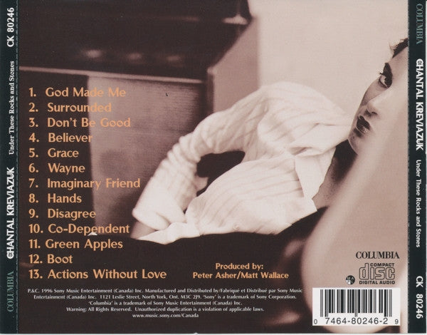 Chantal Kreviazuk - Under These Rocks And Stones (CD) - 1997