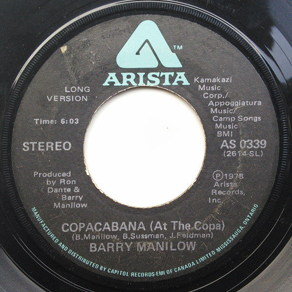 Barry Manilow - Copacabana (At The Copa)