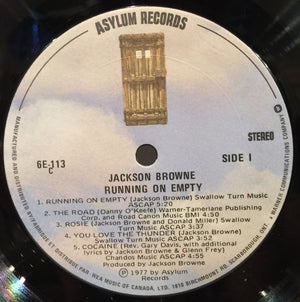 Jackson Browne - Running On Empty - 1977