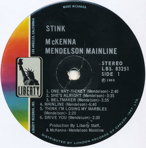 McKenna Mendelson Mainline - Stink - 1969