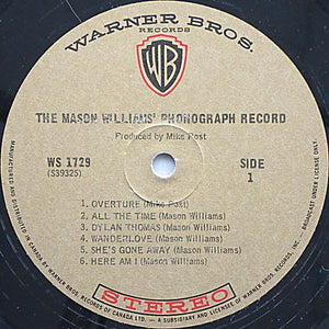 Mason Williams - The Mason Williams Phonograph Record