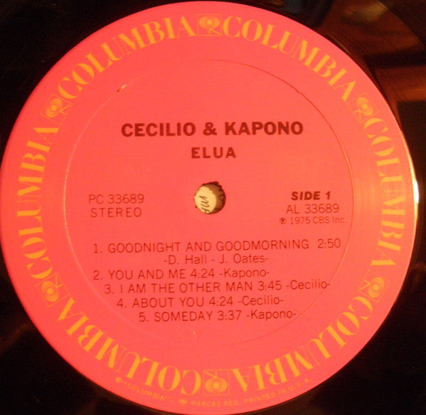 Cecilio & Kapono - Elua Vinyl Record