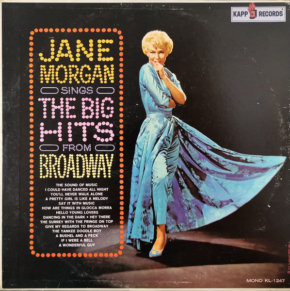 Jane Morgan - Sings The Big Hits From Broadway - 1961
