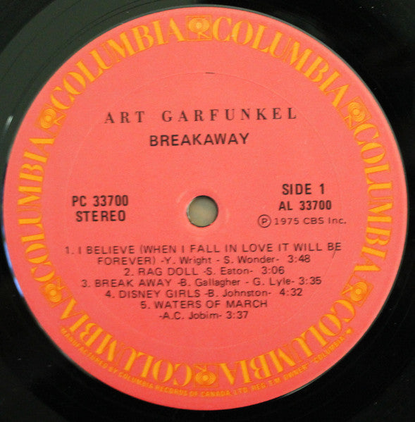 Art Garfunkel - Breakaway