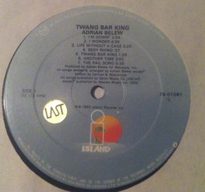 Adrian Belew - Twang Bar King - 1983