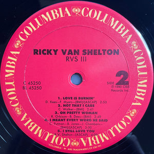 Ricky Van Shelton - RVS III - 1990