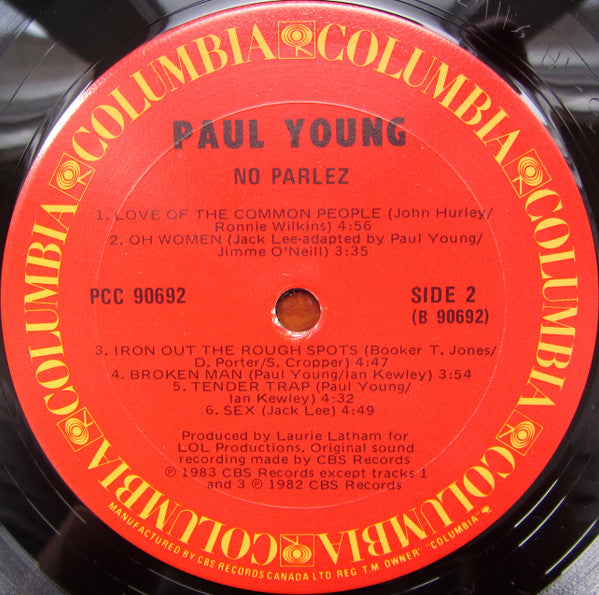 Paul Young - No Parlez