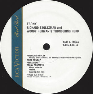Richard Stoltzman & Woody Herman And The Thundering Herd - Ebony - 1988