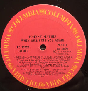 Johnny Mathis - When Will I See You Again - 1975