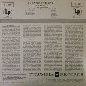 Louis Armstrong And His All-Stars - Ambassador Satch Vinyl Record