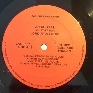 Lord Protector - Ah Go Tell / Terrorism