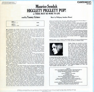 Maurice Sendak - Tammy Grimes, Wolfgang Amadeus Mozart - Higglety Pigglety Pop! or There Must Be More To Life - 1976