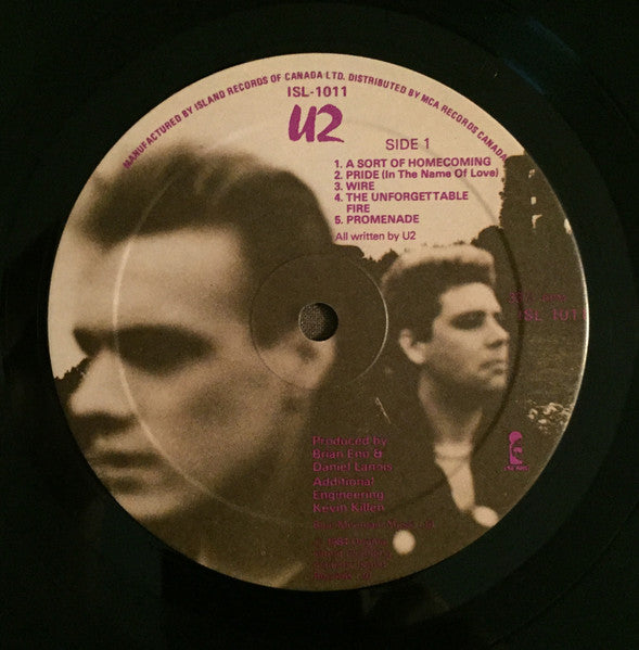 U2 - The Unforgettable Fire - 1984