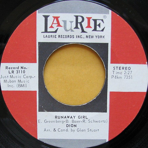 Dion (3) - Runaround Sue / Runaway Girl