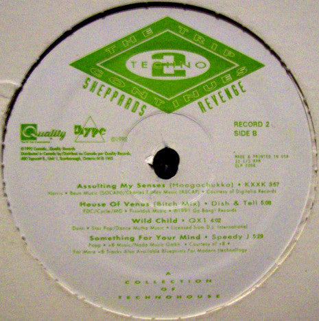 Various - Techno 2 - Sheppards Revenge - The Trip Continues