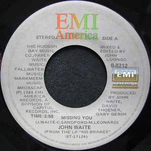 John Waite - Missing You - 1984
