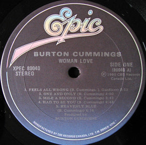 Burton Cummings - Woman Love Vinyl Record