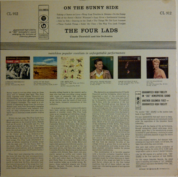 The Four Lads - On The Sunny Side