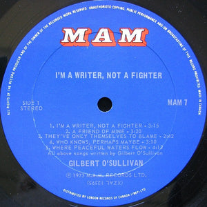 Gilbert O'Sullivan - I'm A Writer, Not A Fighter - 1973