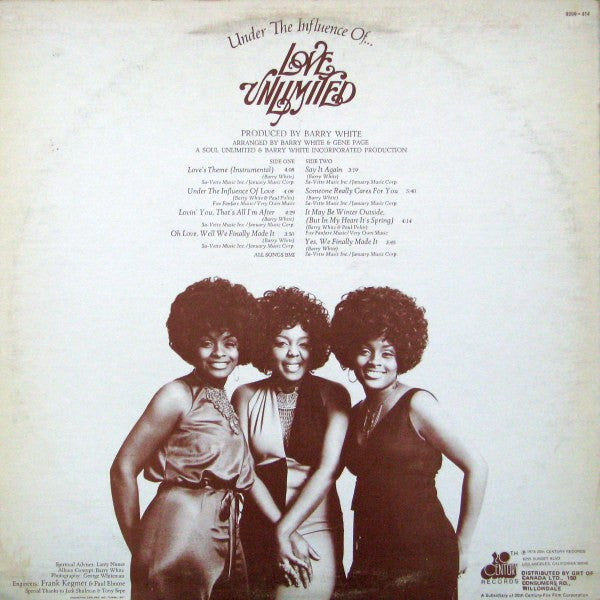 Love Unlimited - Under The Influence Of... Love Unlimited - 1973