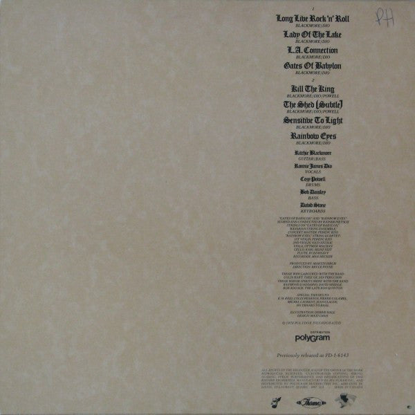 Rainbow - Long Live Rock 'N' Roll -