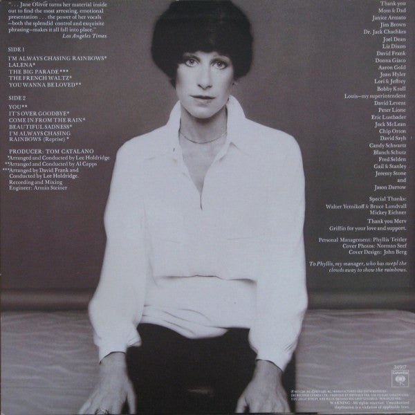 Jane Olivor - Chasing Rainbows - 1977