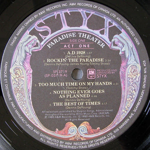 Styx - Paradise Theatre