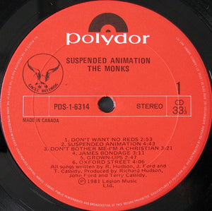 The Monks - Suspended Animation Vinyl Record