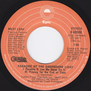 Meat Loaf - Paradise By The Dashboard Light - 1977
